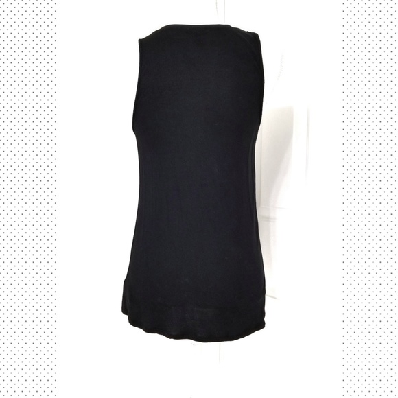 ✅EXPRESS Black embellished tank top S. - Picture 4 of 6